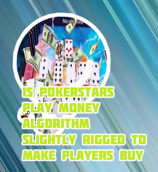 Online play money poker