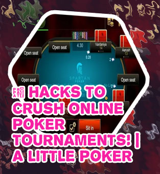 Online poker tournaments