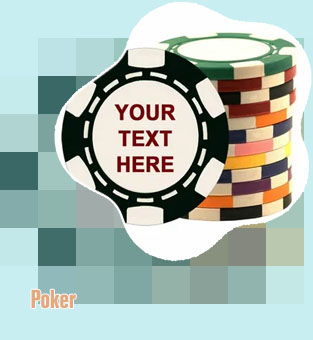 Personalised poker chips