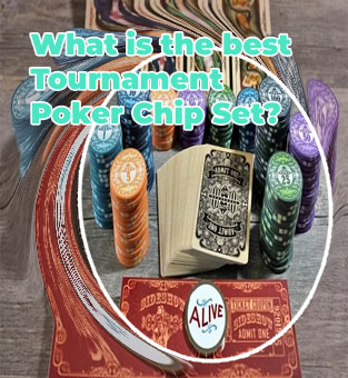 Vintage poker chips set